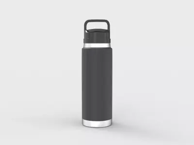 bottle model water Free low-poly 3D model