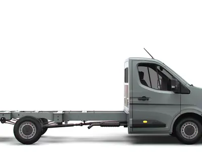 Nissan Interstar SingleCab L3 Chassis 2024 3D model