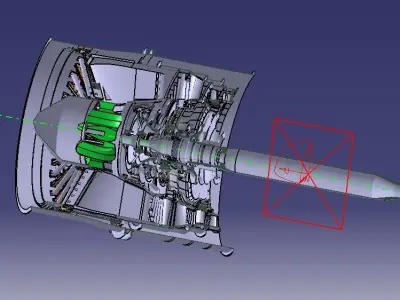 GTRE KAVERI JET ENGINE 3D model