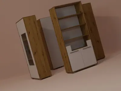 A set of furniture for your ideas and projects 3D model