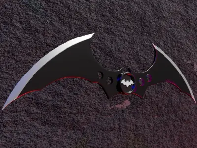 Batarang 3D Model From Batman Arkham Series 3D model