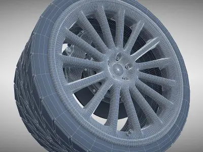 R32 Wheel 3D model