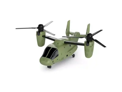 Tiltrotor Aircraft 3D model