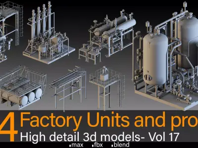 14- Factory units and props- Vol 17 3D model