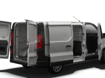Renault Trafic L1H1 HQInterior 2023 3D model
