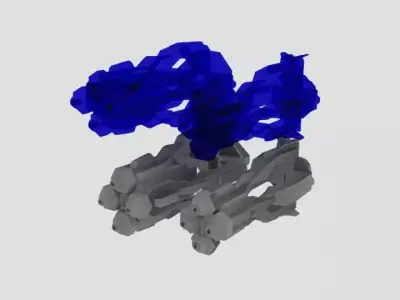 Hologun  Low-poly 3D model