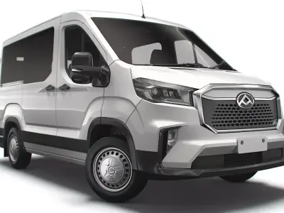 Maxus E Deliver9 Bus L1H1 2022 3D model