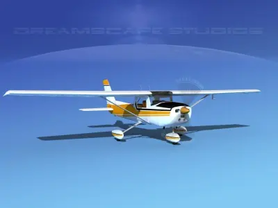 Cessna 150 Commuter V09 3D model