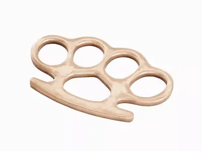 Knuckles 02 Low-poly 3D model