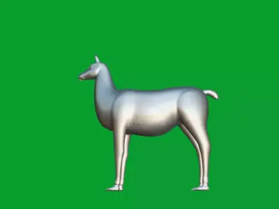 Guanaco Free 3D model