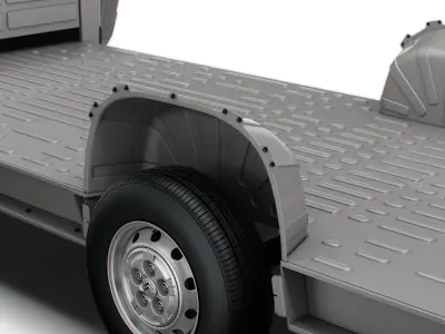 Citroen Jumper 3540 L4 PlatformCab HQInterior 2023 3D model