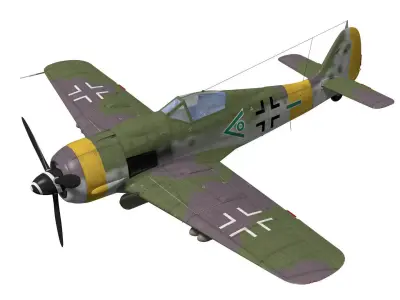Focke Wulf Fw190 F8 3D model