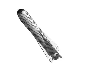 AGM-65 Maverick missile 3D model