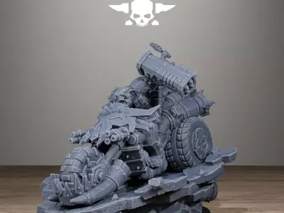 Orkaz Biker Boss 3D print model