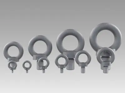 eyebolt set 3D model