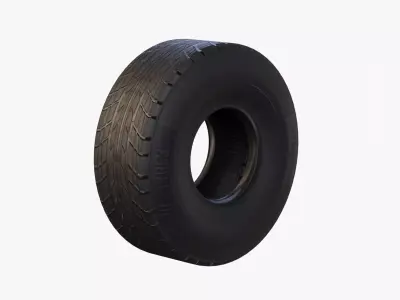 Generic Tyre Low-poly 3D model
