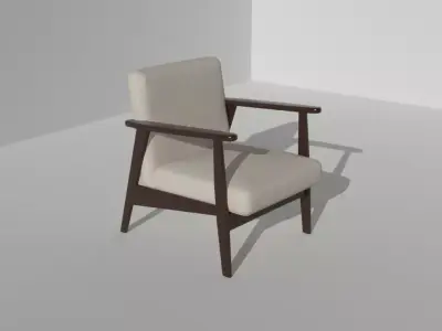Armchair Free 3D model 10