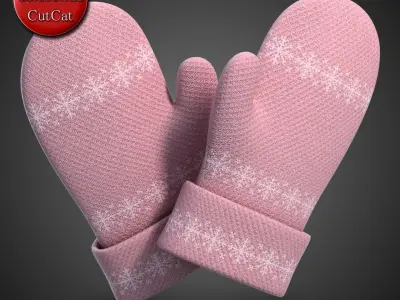 Mittens 3D model