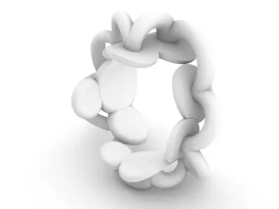 watching a fly over water Ring 3D print model