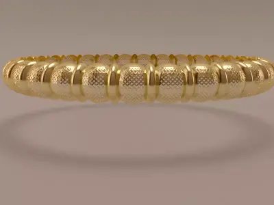 moroccan jewelry bracelet models 3D model