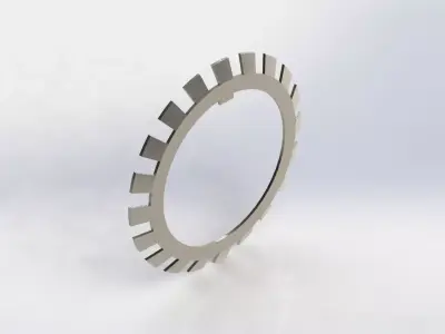 Arruela de Fixacao SKF MB 19 Fixing Washer 3D model