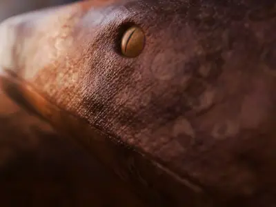 Titanoboa Snake Low-poly 3D model