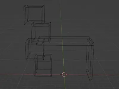 Working table Free 3D model
