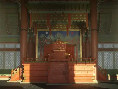 Korea Gyeongbokgung Geunjeongjeon - Joseon Palace 3D model