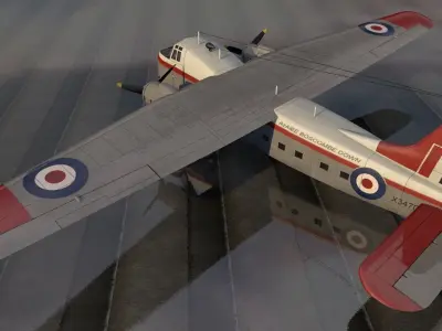 Bristol Type 170 Freighter Mk-31 3D model