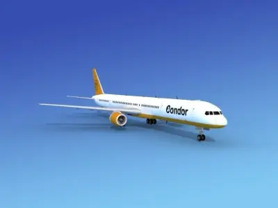 Boeing 757-300 Condor 1 3D model