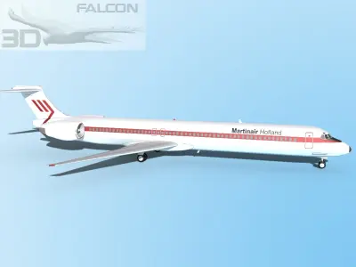 Falcon3D MD-80 Martinair 3D model