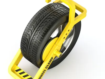 Wheel Clamp 3D model