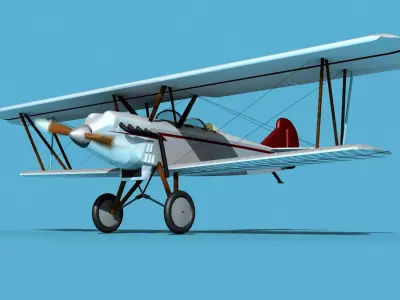 Travelair 2000 V08 3D model