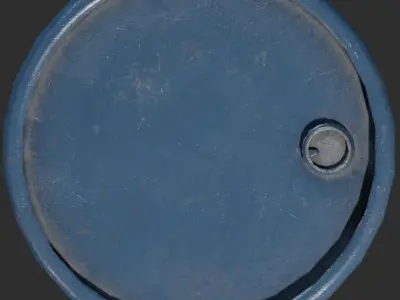 Barrel Low-poly 3D model