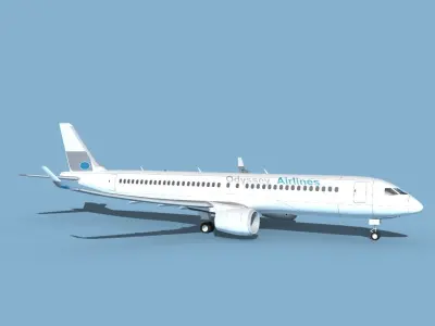 Airbus A220-300 Odyssey 3D model