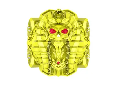 Egyptian King Pharaoh Statement Ring 7623A 3D print model