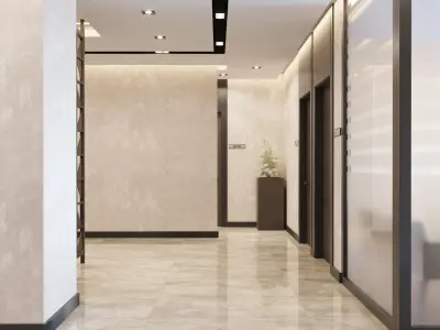 Office Scene 04 3D Model 3D model