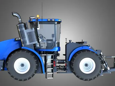 NH - T9 Articulated Tractor 3D model