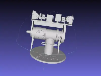Opportunity Mars Rover Camera Head Bust 3D print model