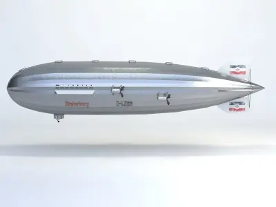 Zeppelin Hindenburg OUTDATED 3D model