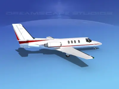 Cessna 500 Citation I V01 3D model
