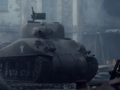 M4A1 Sherman 3D model