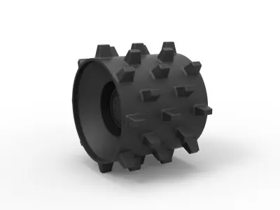  Compactor wheel 3D print model