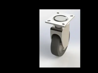 Roda Rodizio 3D model