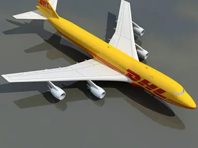Boeing DHL 3D model