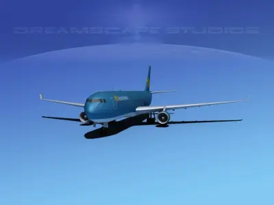 Airbus A330-300 Vietnam Air 3D model