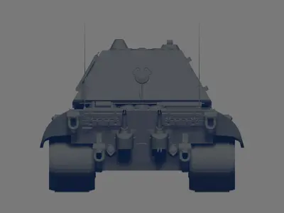 E 100 Tank 3D model