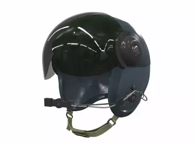 Pilot helmet ja-1 3D model