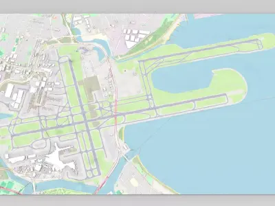 Sydney Kingsford Smith International Airport Australia 3D model