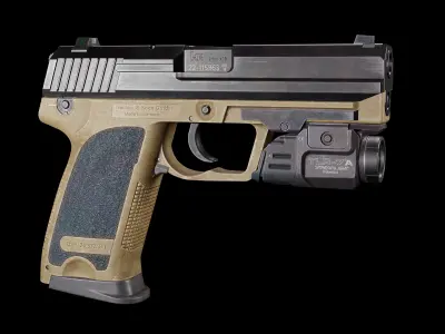 Hk  usp Low-poly 3D model